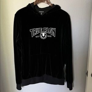 True Religion Black Hoodie Sweater